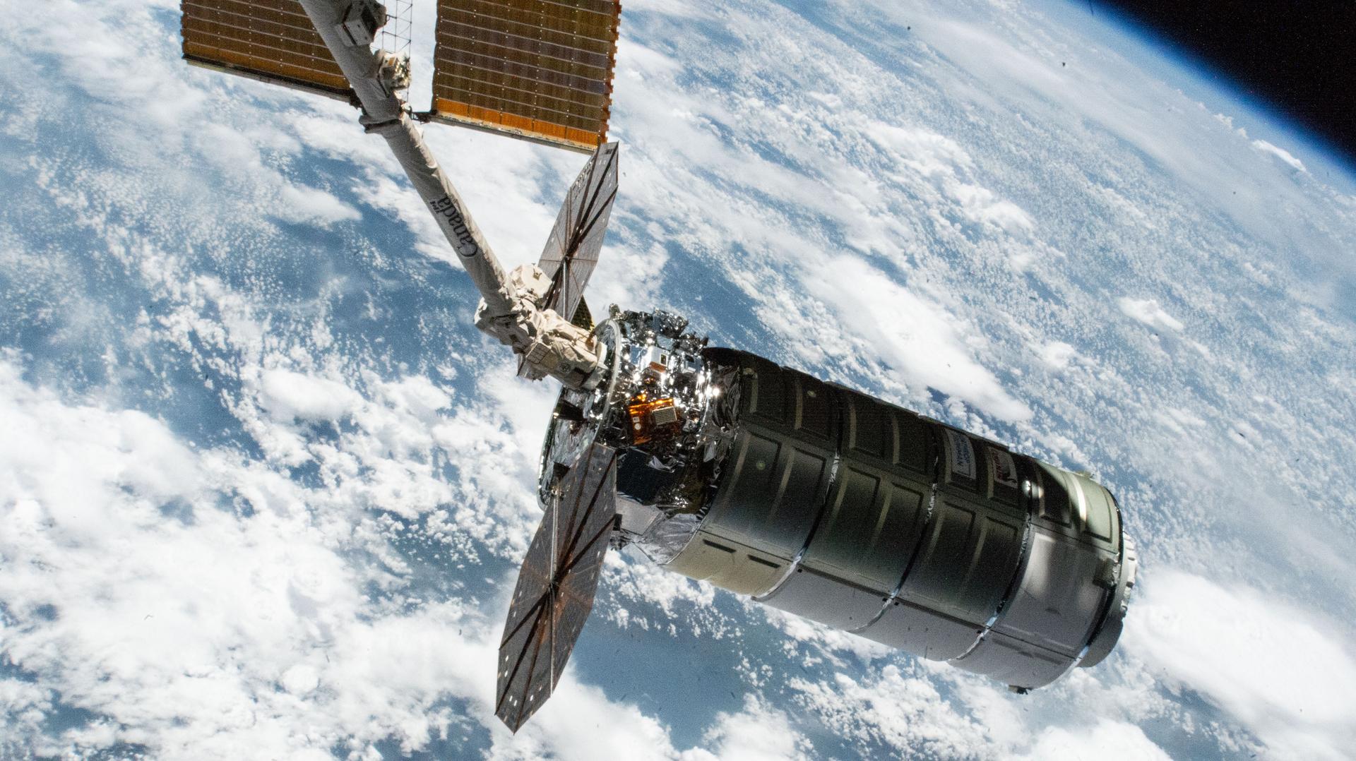 CUA’s DUPLEX CubeSat onboard NG-23 Cygnus being captured and docked to ISS on Sept 18, 2025
