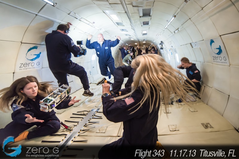 CubeSail Hardware Tested on Zero G Flight