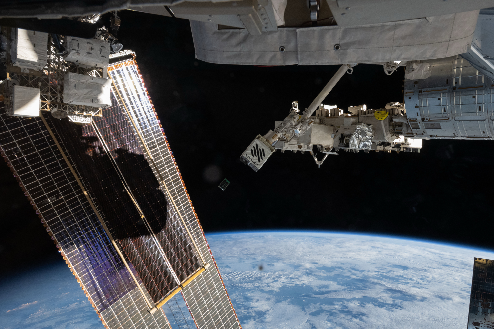 Dual Propulsion Experiment (DUPLEX) deploys from the International Space Station December 2, 2025 - NASA