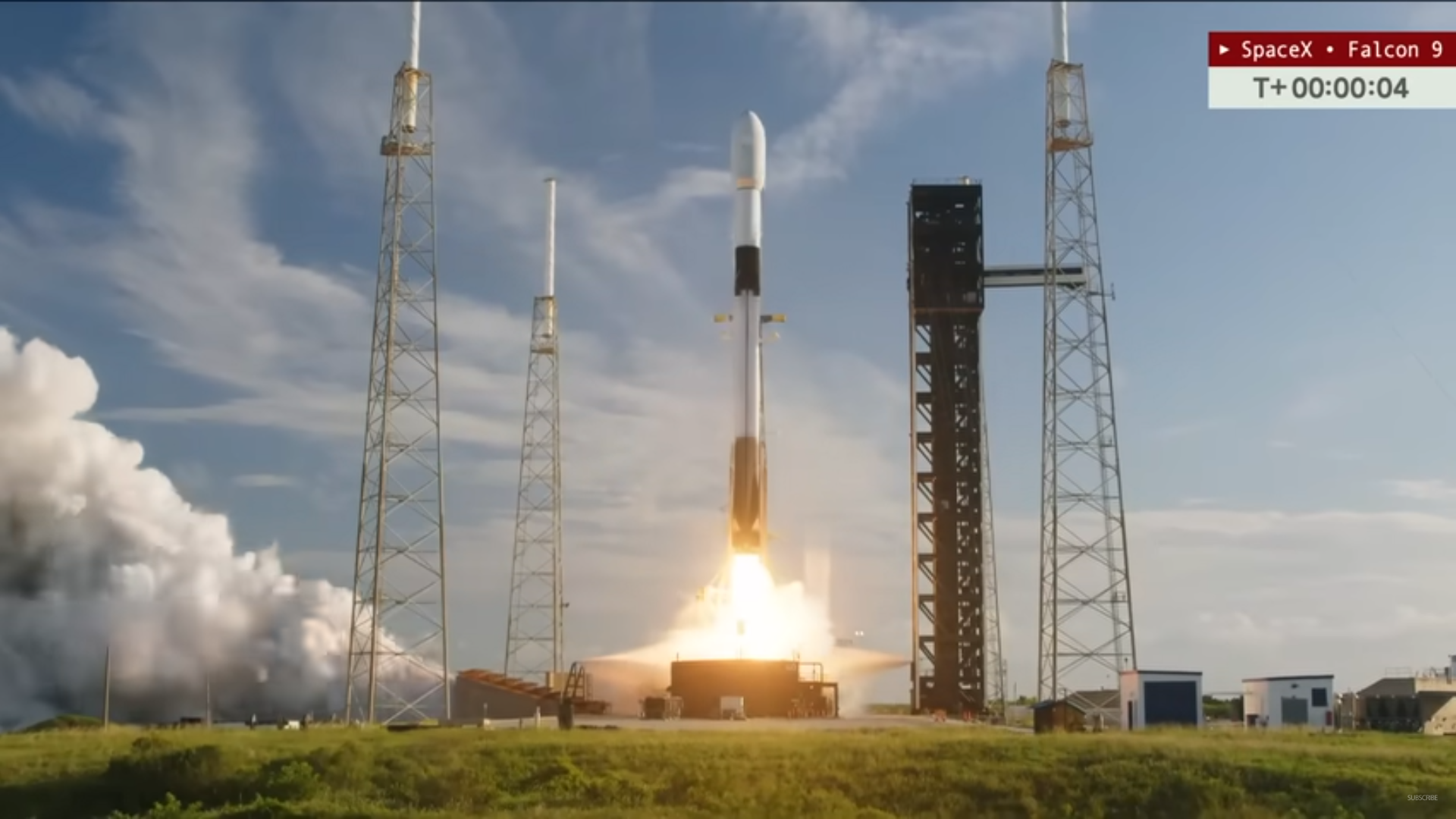 Falcon rocket launch